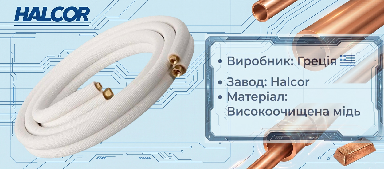 медная труба в обмотке