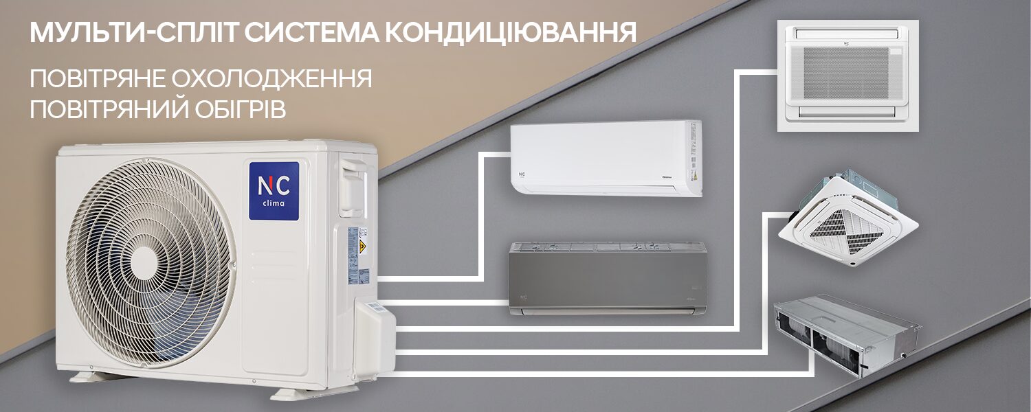мульти-сплит система с монтажом
