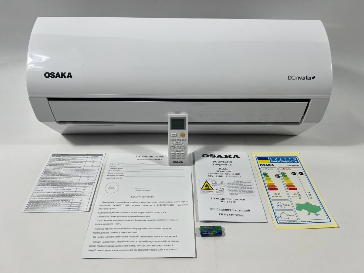OSAKA STV-07HH5 DC Inverter Wi-Fi - Зображення 2