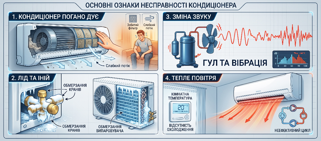 заправка кондиционера фреоном