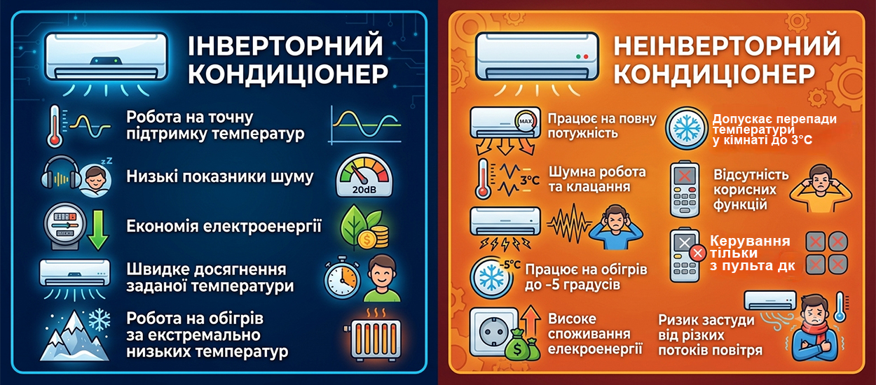 преимущества инверторного кондиционера