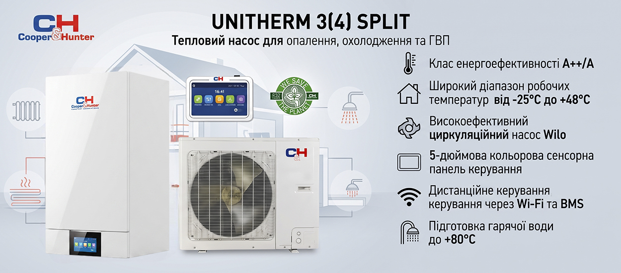 CH-HP16SIRM4 UNITHERM 3(4) SPLIT R32