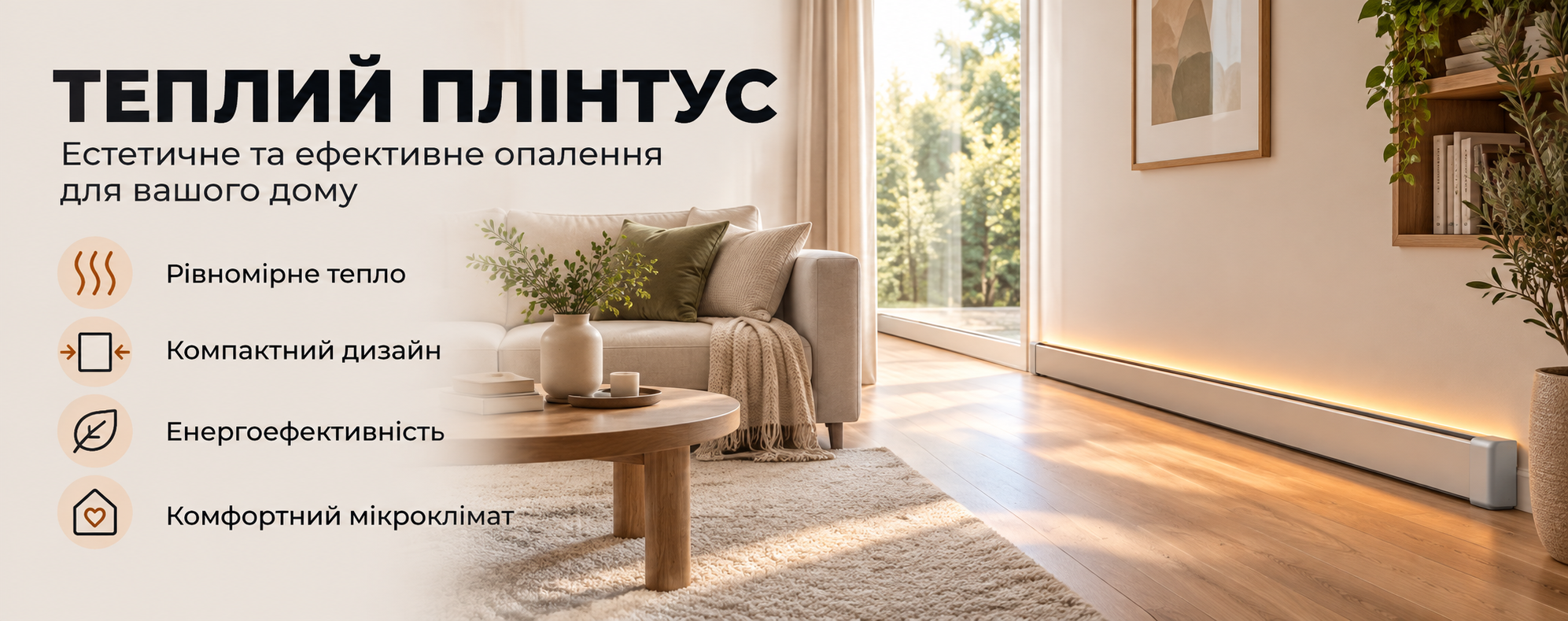 Теплий плінтус