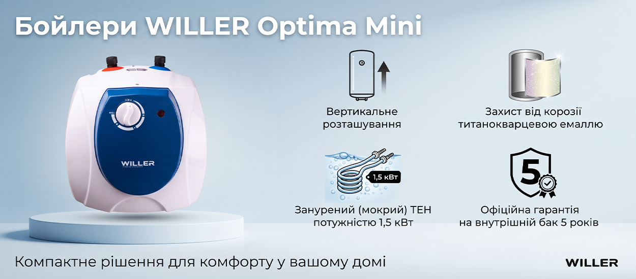 бойлер WILLER PU6R Optima Mini