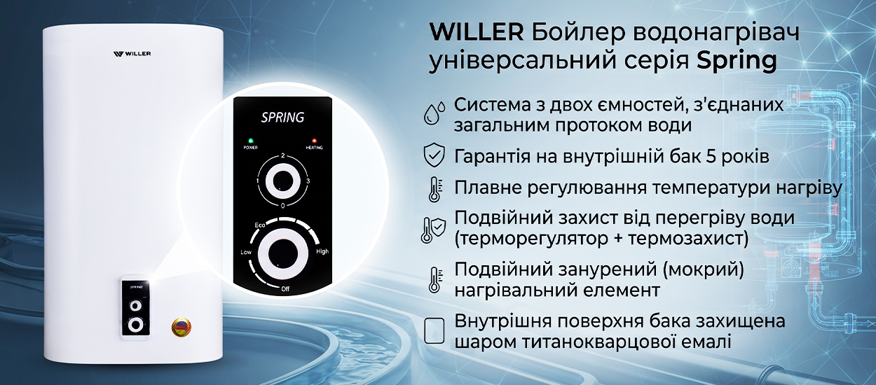 бойлер WILLER EVH50R Spring