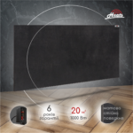 Heats 1000 Anthracite з терморегулятором керамічний обігрівач - Зображення 2