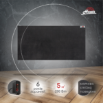 Heats 200 Anthracite з терморегулятором керамічний обігрівач - Зображення 2