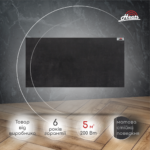 Heats 200 Anthracite під монтаж керамічний обігрівач - Зображення 2