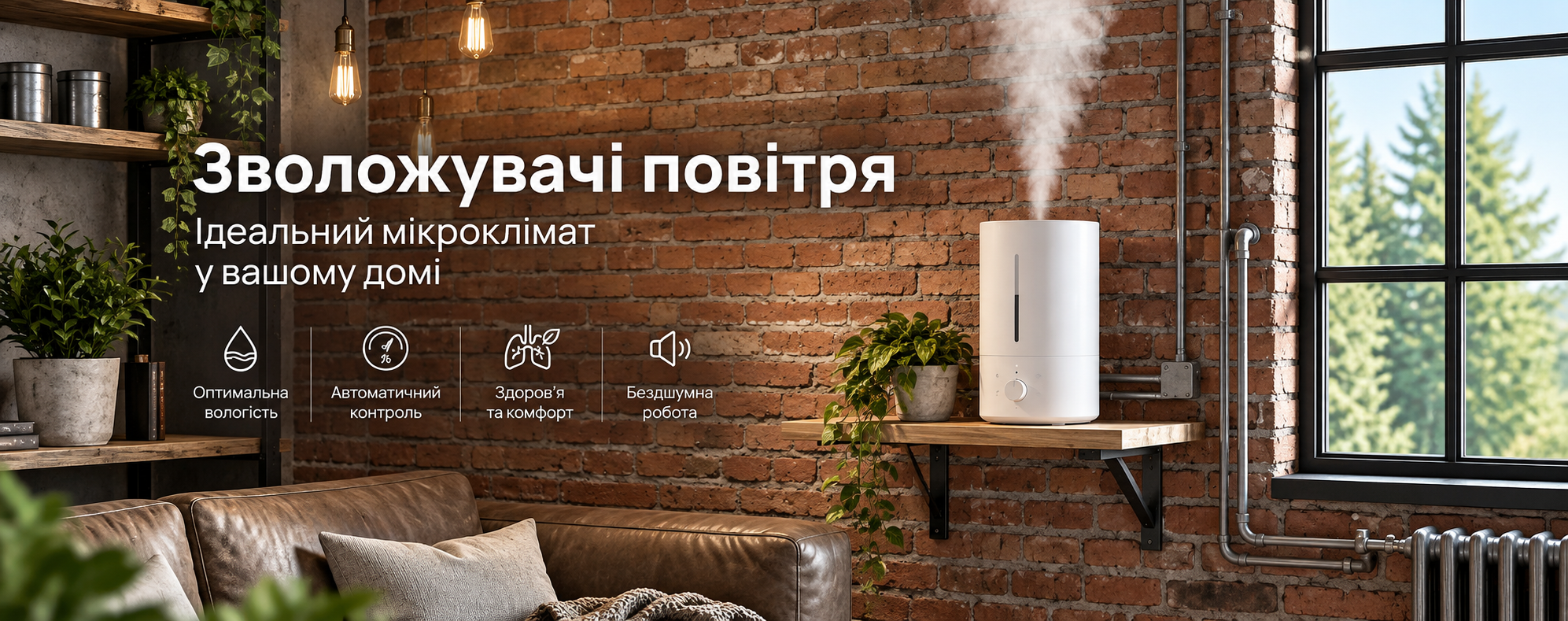 Купити зволожувач повітря