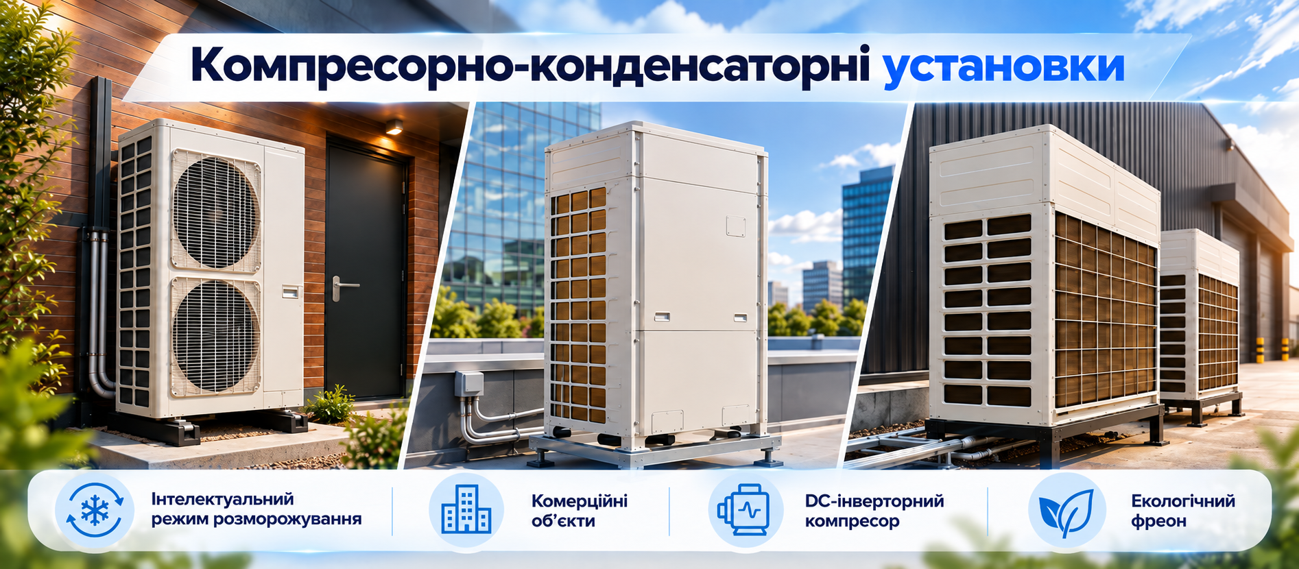 Купити компресорно-конденсаторну установку 