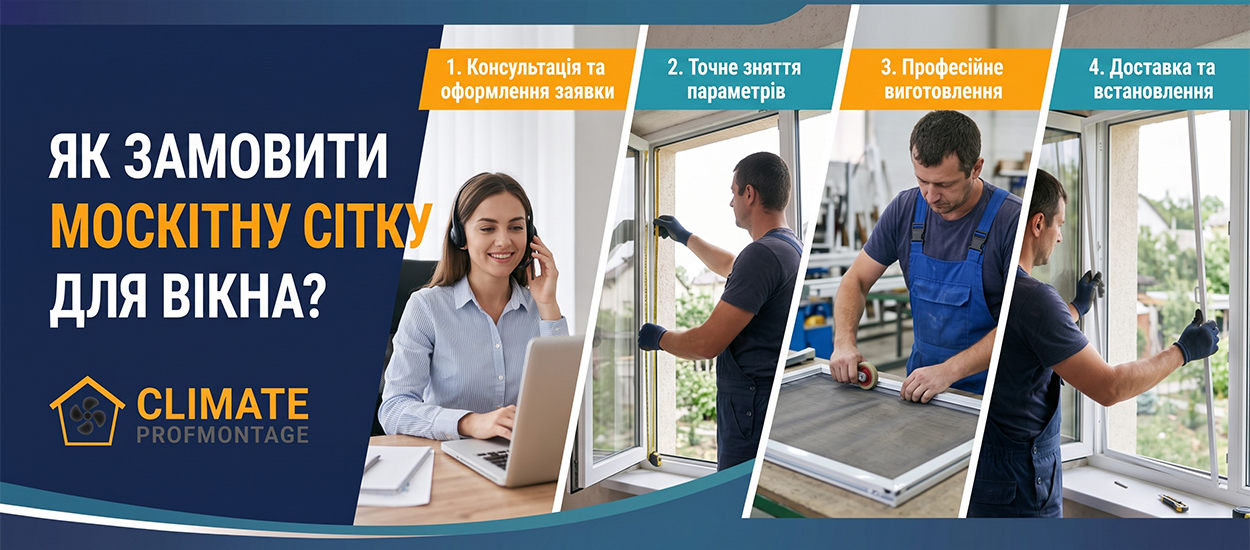 встановлення москітних сіток
