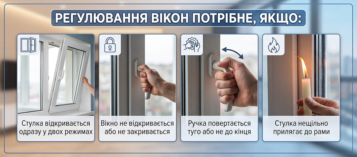 ремонт металопластикових вікон